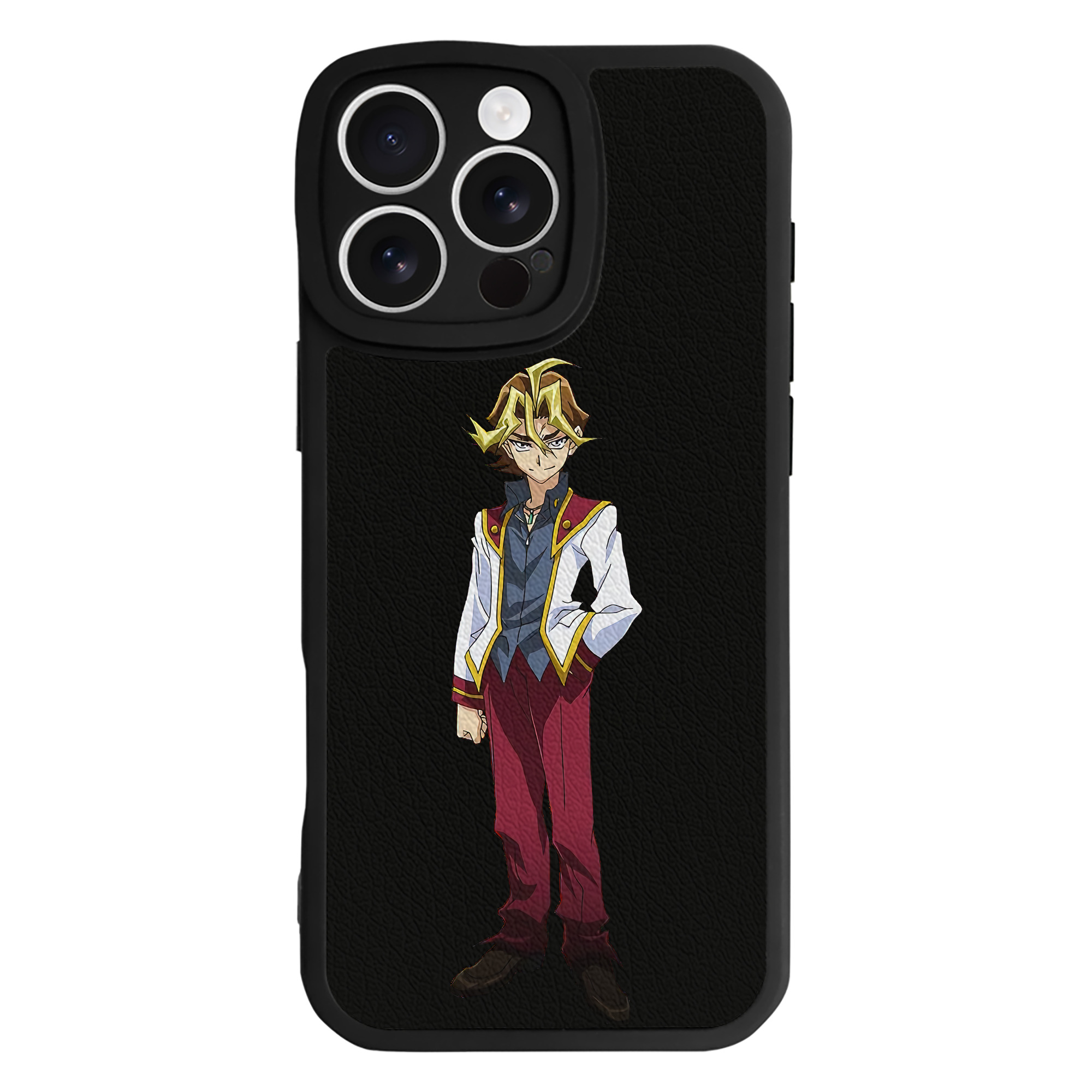 遊☆戯☆王 Yu-Gi-Oh! 【iPhone 16シリーズ対応】シリコンスマホケース（レザー調） 材質：シリコン